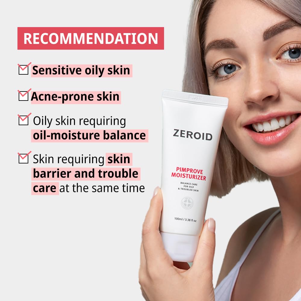 ZEROID product label with ingredients list for transparency and gentle formula