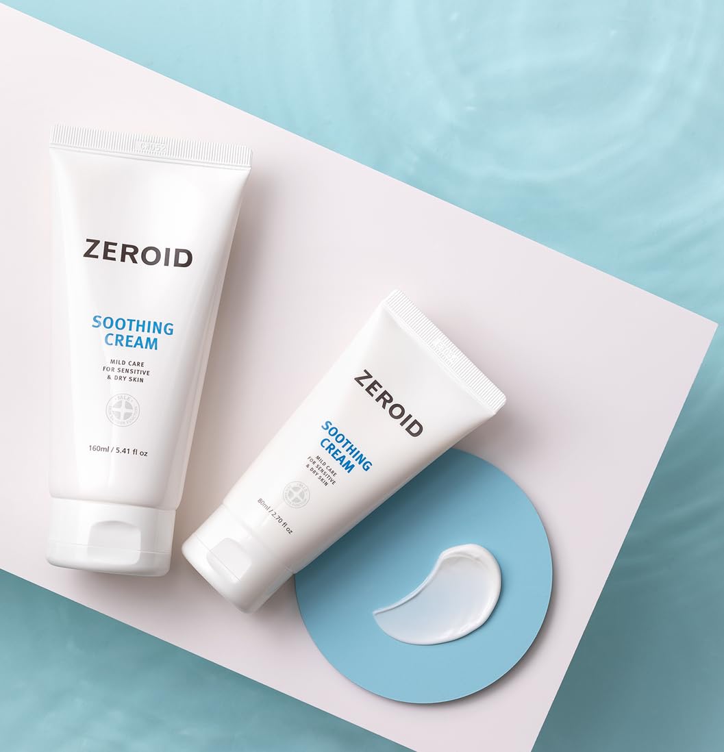 ZEROID cream on hand demonstrating non-greasy finish and spreadability