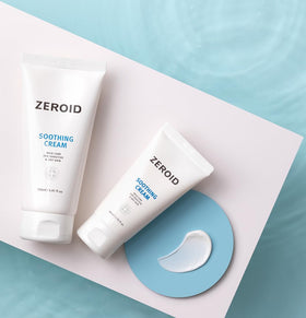 ZEROID cream on hand demonstrating non-greasy finish and spreadability