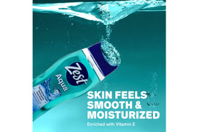 Zest visual with vitamin E oil droplet highlighting nourishing ingredient