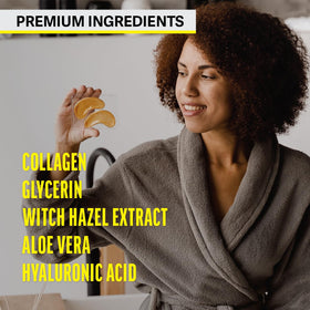 ZEST in a relaxed skincare routine illustrating refreshed, hydrated under-eyes
