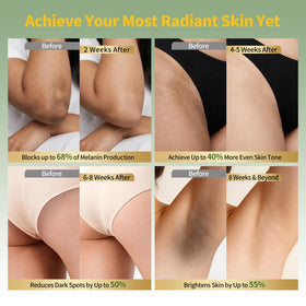 zestvent application underarm demo illustrating targeted brightening care