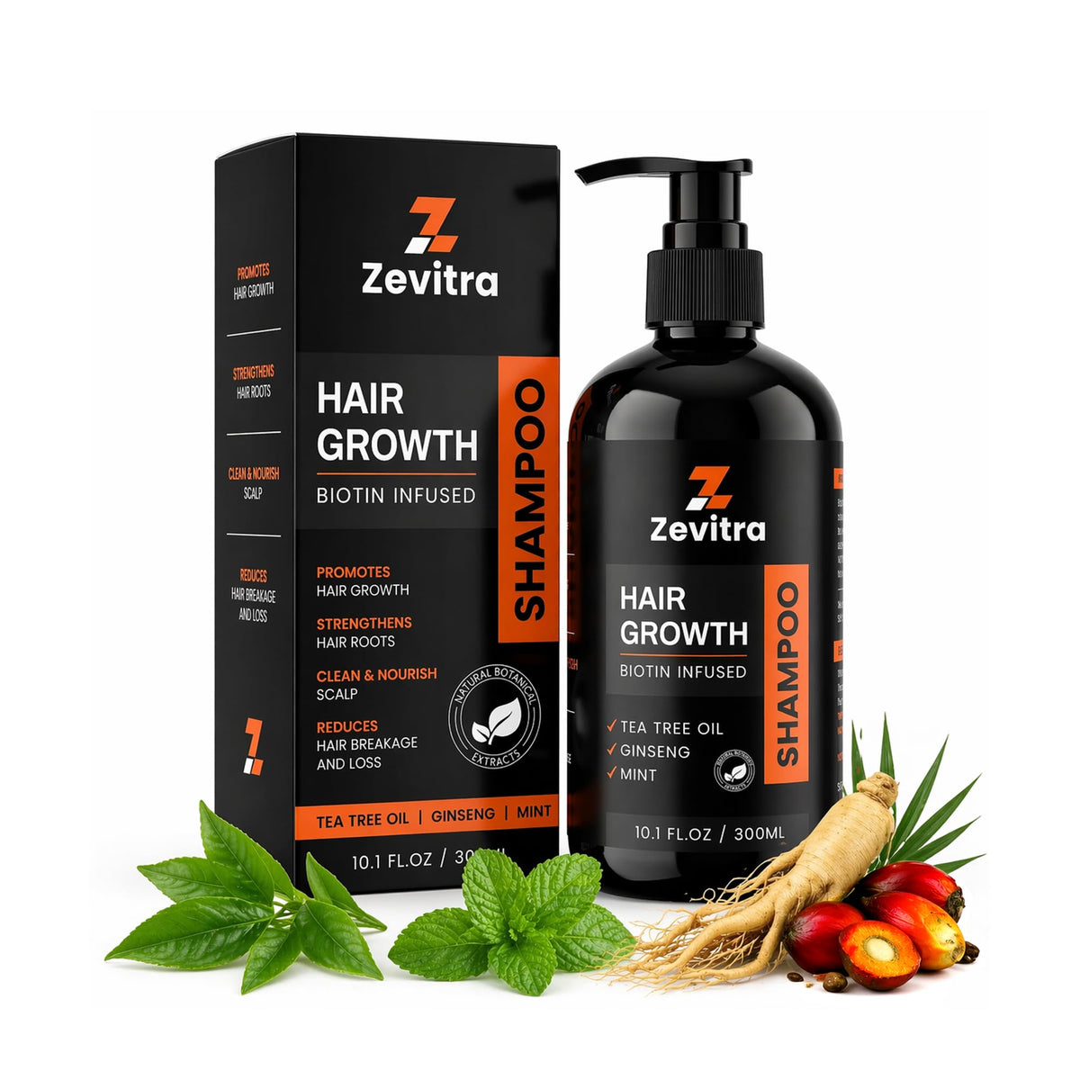 Zevitra front packaging showing bottle and branding for clear identification and trust