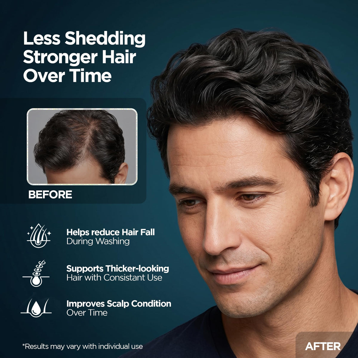 Zevitra in use lather on wet hair showing effective cleansing and scalp refresh benefit