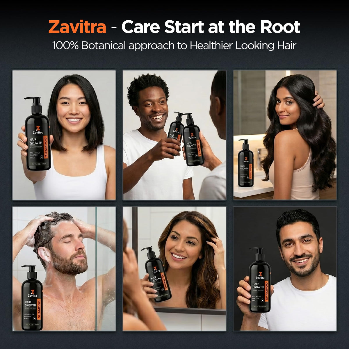 Zevitra on bathroom shelf in lifestyle setting showing salon-quality routine at home