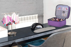 ZFZGFRCS inside a suitcase travel setting highlighting portability and protection