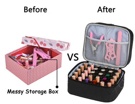ZFZGFRCS travel lifestyle shot in suitcase demonstrating portable, spill-safe transport