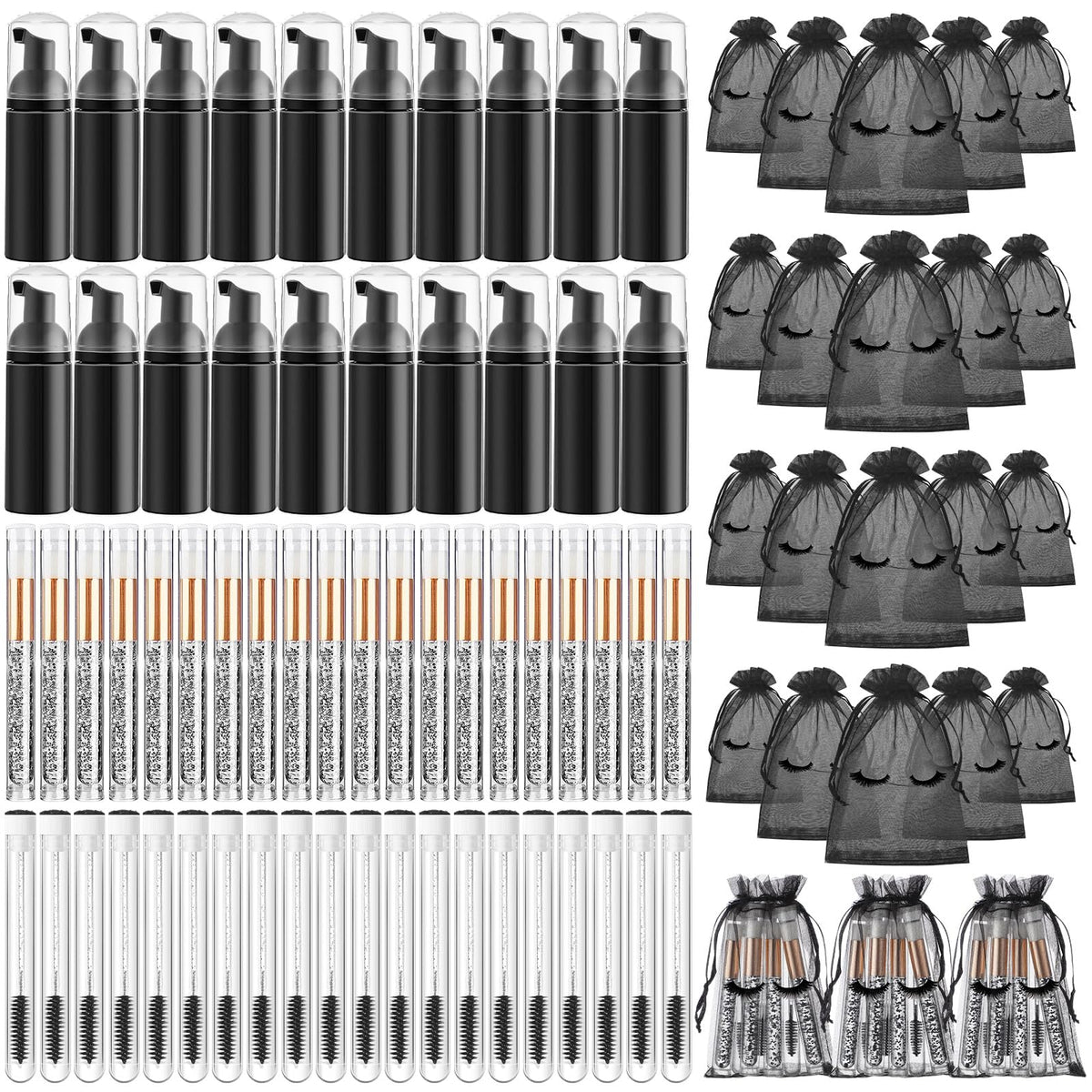 Zhehao front packaging showing full 80-piece kit and organized supplies benefit: quick setup