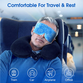 ZHENYEMEI mask packed in toiletry bag for travel convenience