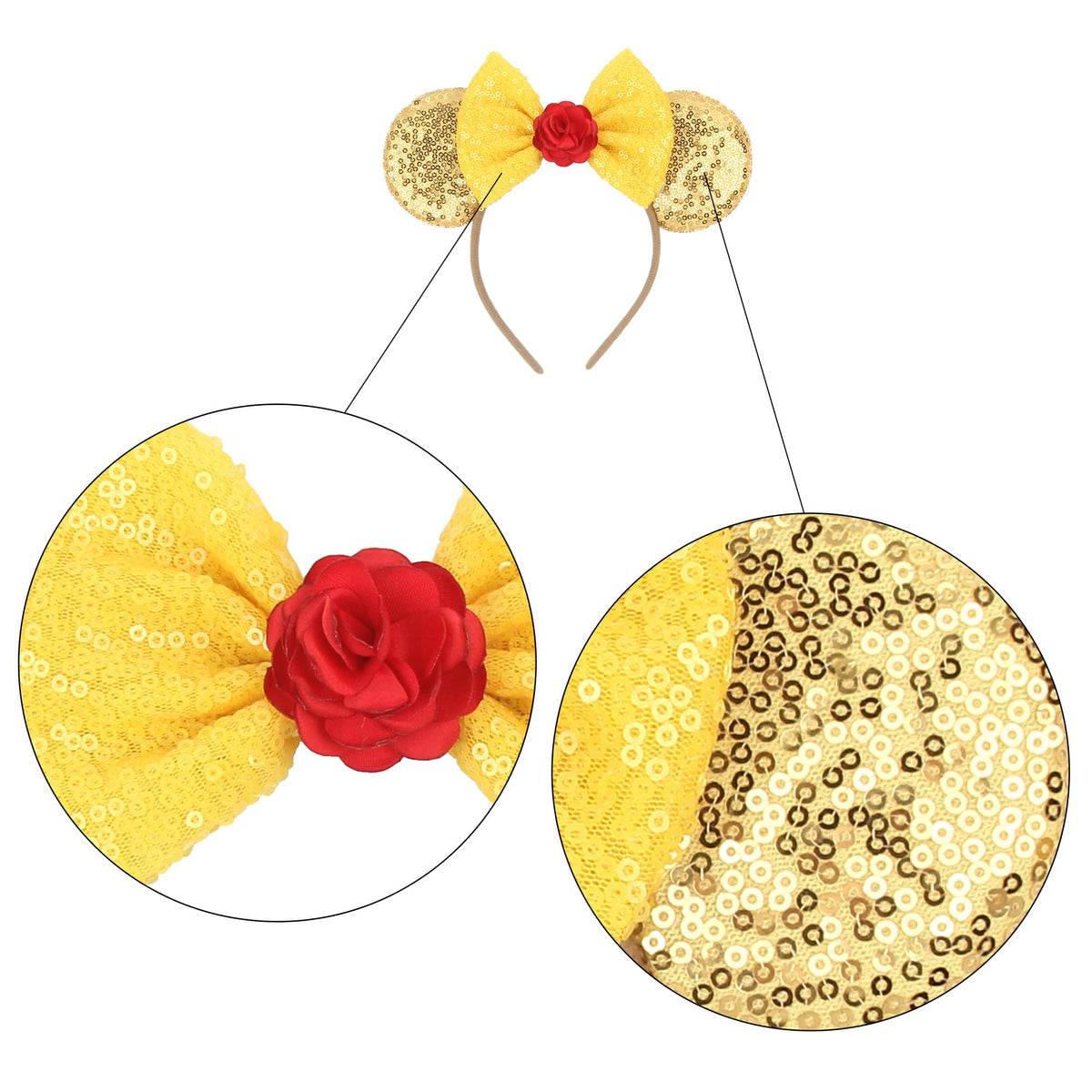 zhezesmila velvet bow close-up highlighting soft texture and elegant sparkle