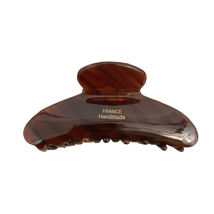 ZHOUMEIWENSP front view showing caramel clip glossy finish and durable hold