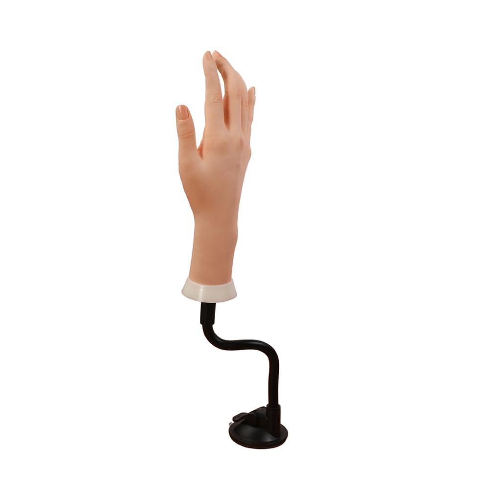 ZhuoYi practice hand next to tools showing scale and portability benefit