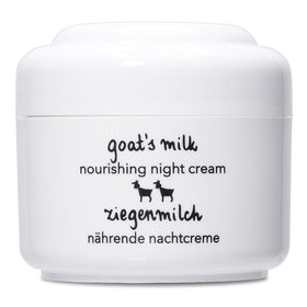Ziaja Goat's Milk day cream applied on hand demonstrating hydration and calming effect