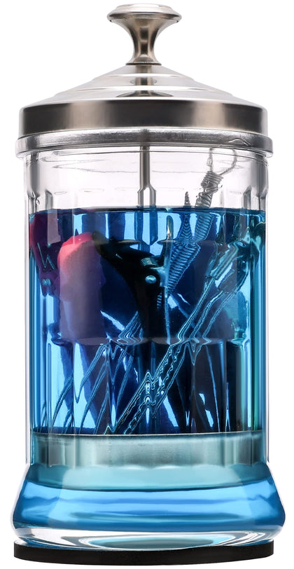 ZIBARBER front view jar showing compact design and easy access