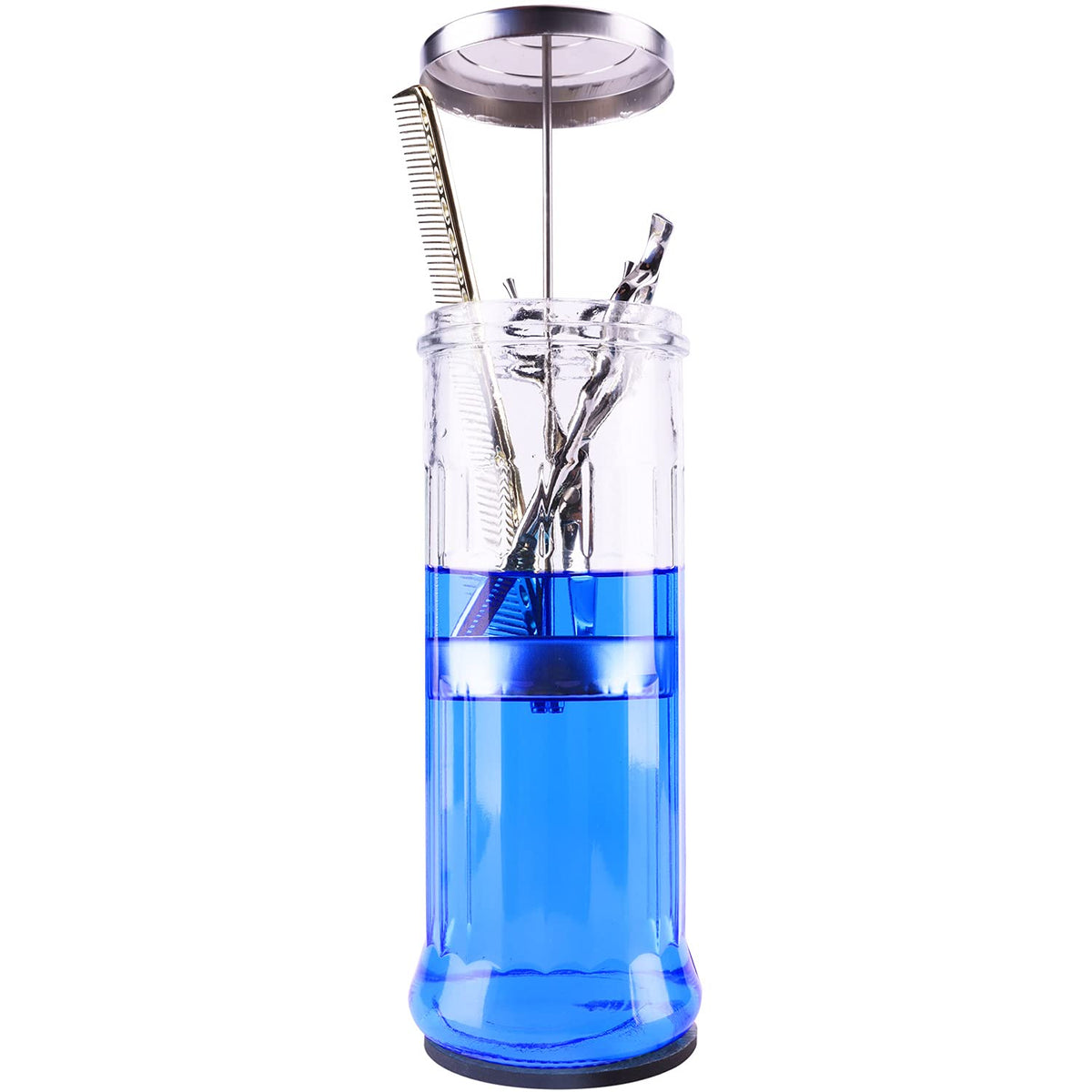 ZIBARBER stainless-steel lid and basket detail for safe retrieval
