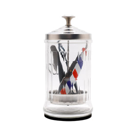 ZIBARBER stainless-steel lid and removable basket for safe retrieval