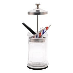 ZIBARBER textured glass and sponge base for anti-slip stability