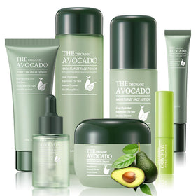 Zifeifeigs front packaging showing full avocado set for organized routine