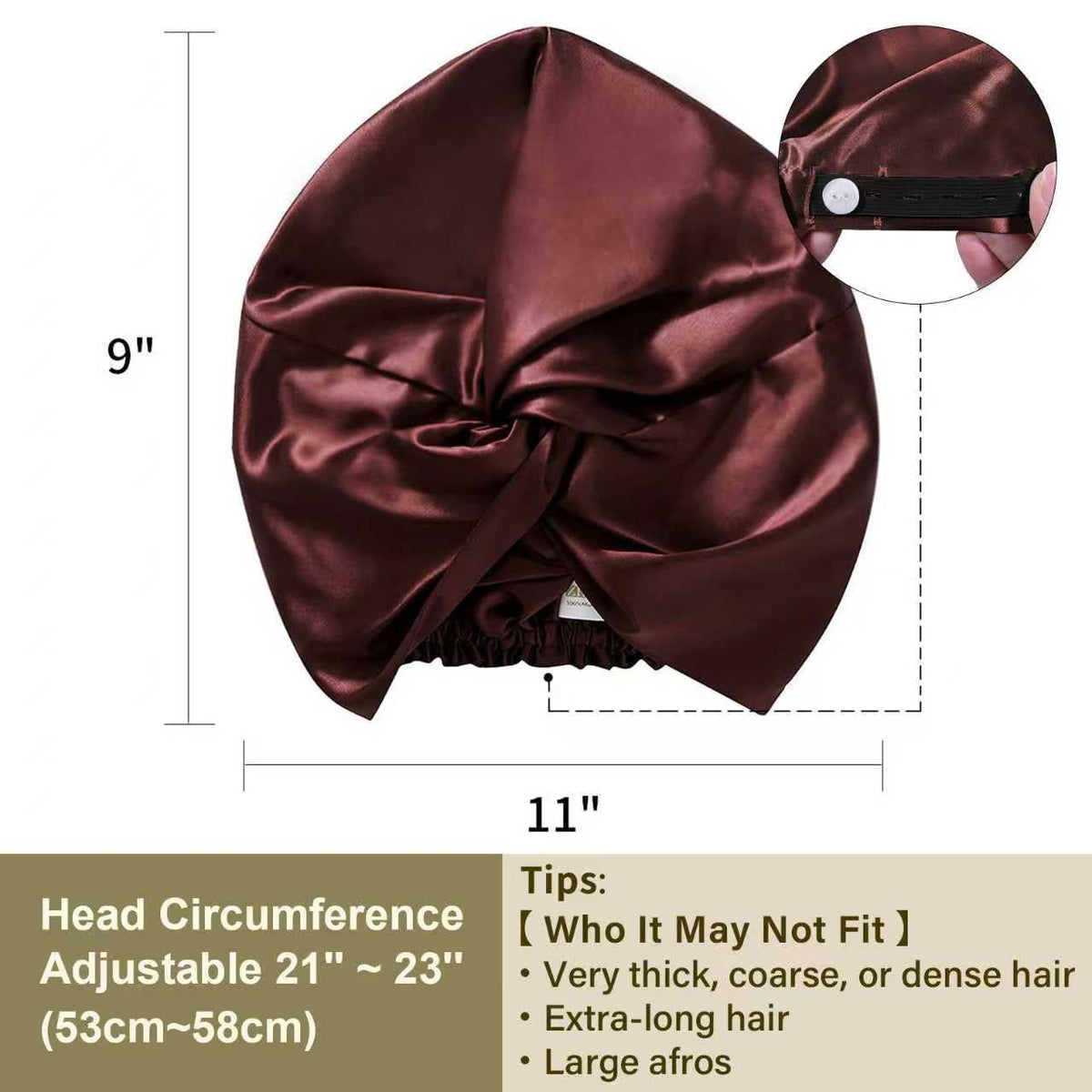 ZIMASILK bonnet worn by model sleeping showing hair protection and frizz reduction benefit