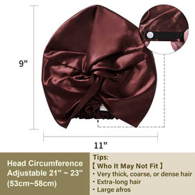 ZIMASILK bonnet worn by model sleeping showing hair protection and frizz reduction benefit
