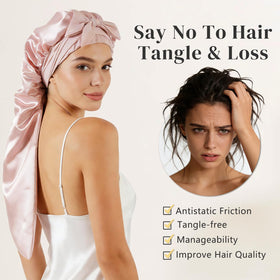ZIMASILK double-layer edge detail emphasizing durable construction and gentle feel