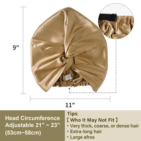 ZIMASILK bonnet on model sleeping demonstrating frizz-reduction benefit