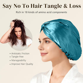 ZIMASILK interior silk lining close-up preserving hair moisture benefit