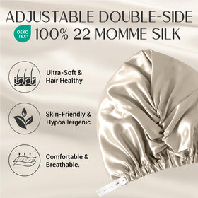 ZIMASILK interior lining closeup revealing smooth silk surface benefit