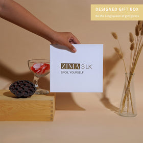 ZIMASILK label and OEKO-TEX tag proving certified gentle materials