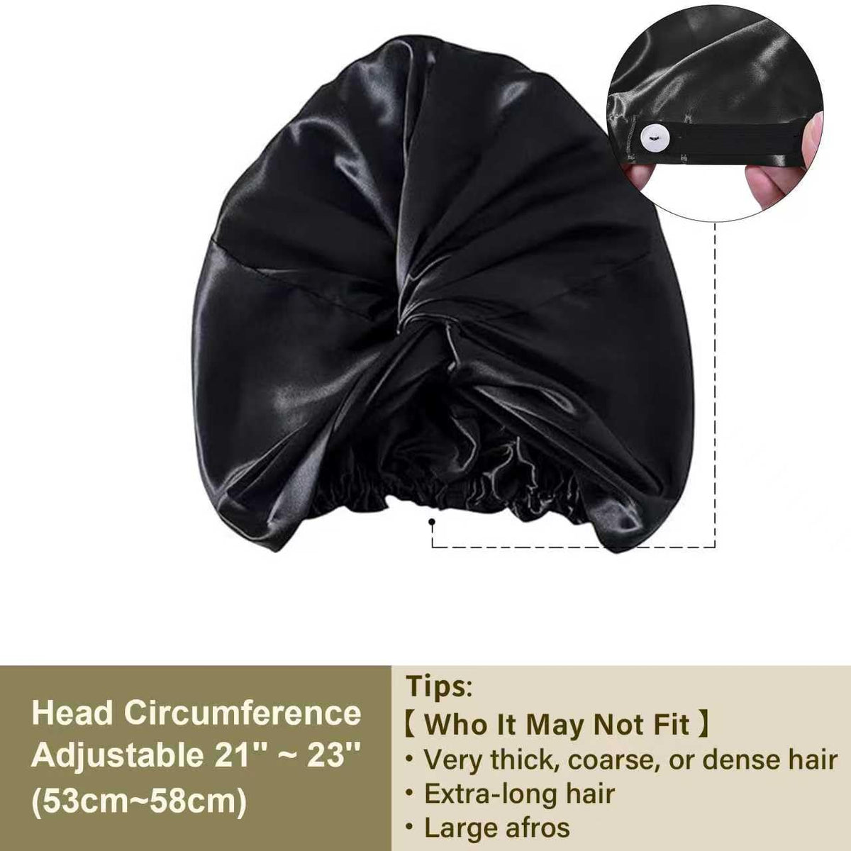 ZIMASILK model sleeping comfortably wearing the silk bonnet