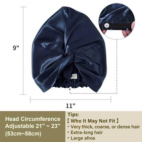 ZIMASILK bonnet on model sleeping demonstrating reduced friction benefit
