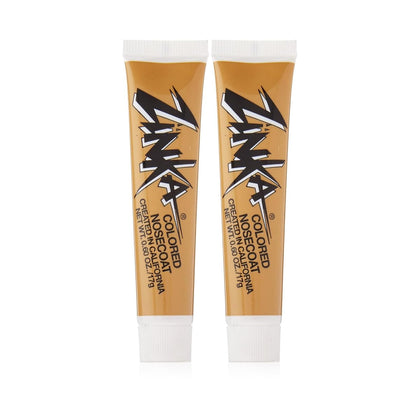 Zinka front packaging showing two flesh tubes and clear benefit