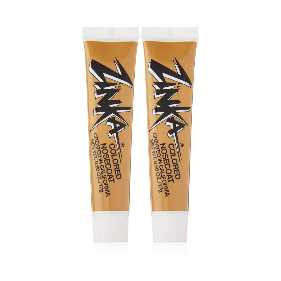 Zinka front packaging showing two flesh tubes and clear benefit