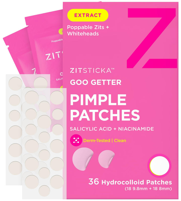 ZitSticka front packaging showing 36-pack for fast spot treatment