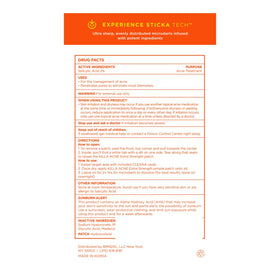 ZitSticka ingredient label closeup showing 2% salicylic acid clarity