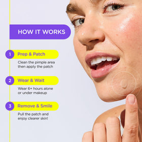 ZitSticka ingredient label with azelaic acid and Cica for soothing benefit