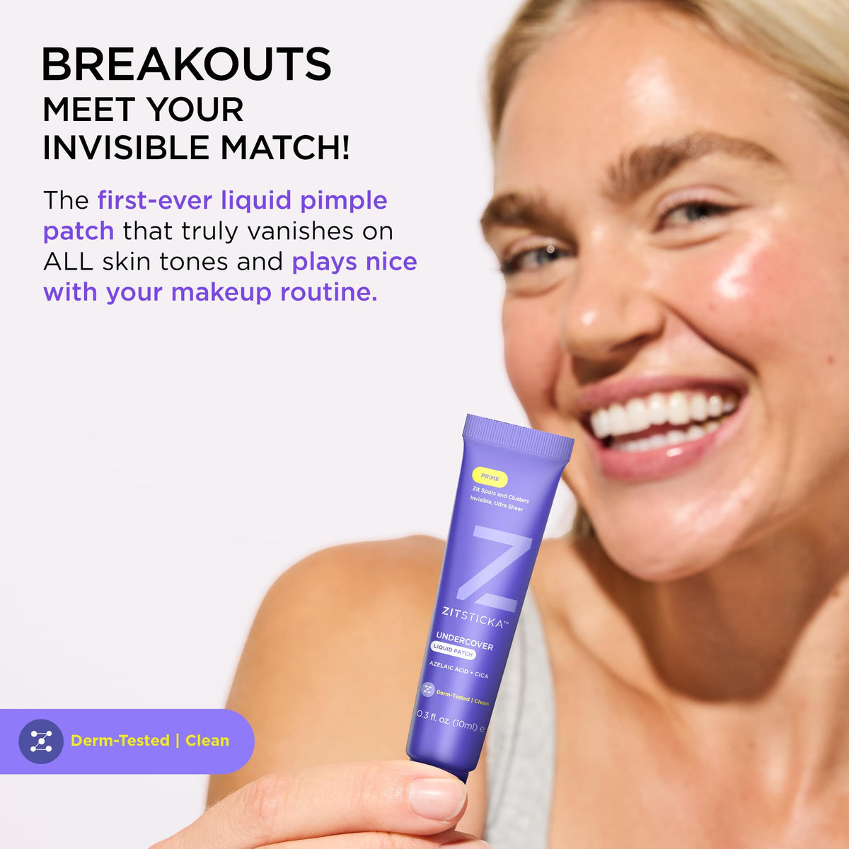 ZitSticka nozzle close-up highlighting precise application and tidy dispensing