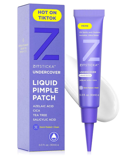 ZitSticka front tube view showing compact travel-ready packaging and clear branding