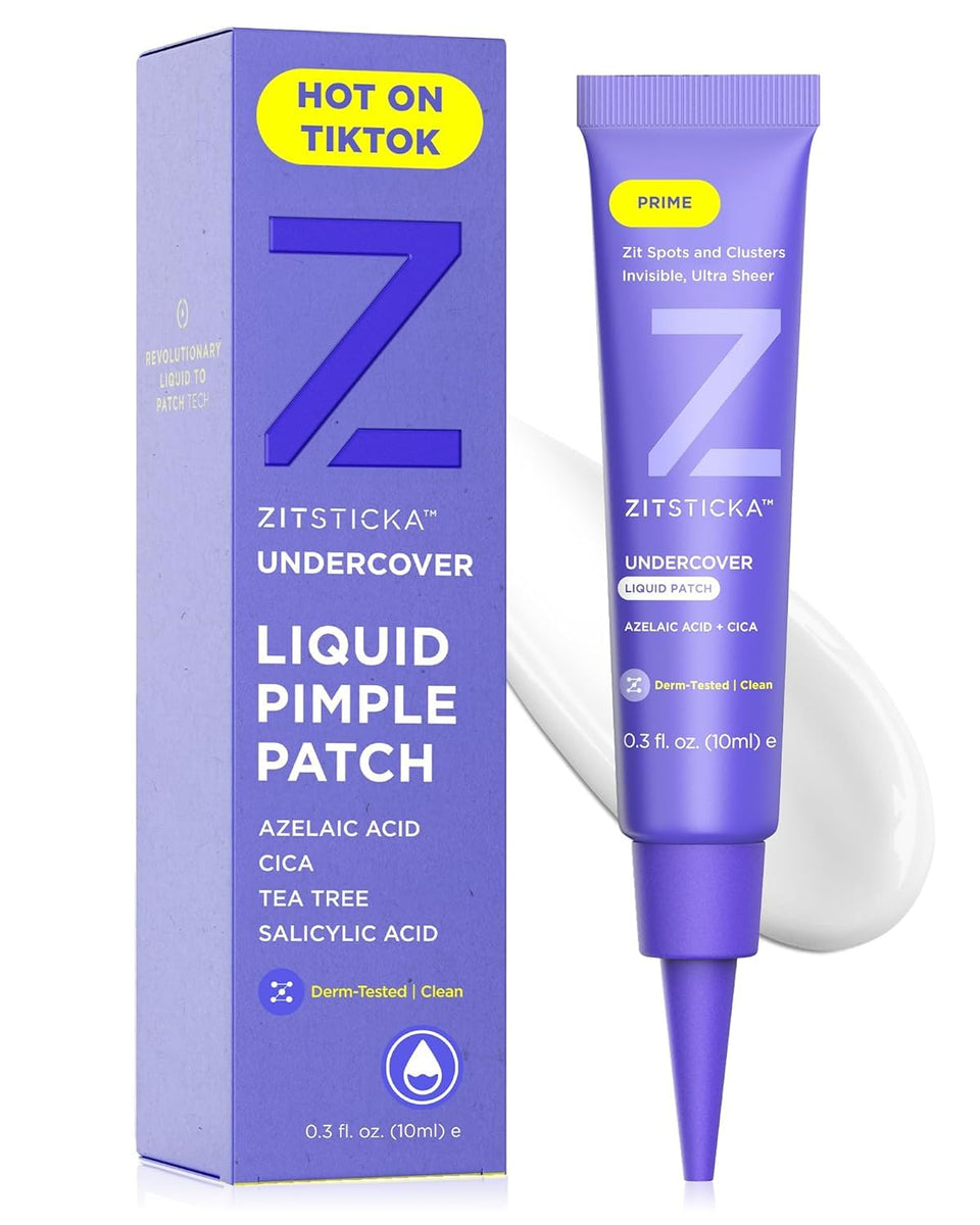 ZitSticka front tube view showing compact travel-ready packaging and clear branding
