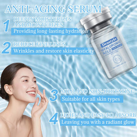 ZJRUI serum pump dispensing clear hyaluronic texture for quick absorption