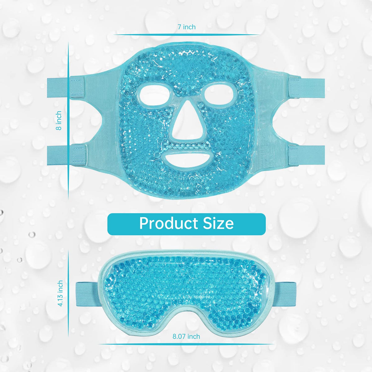 Using ZNÖCUETÖD mask during skincare routine to calm skin