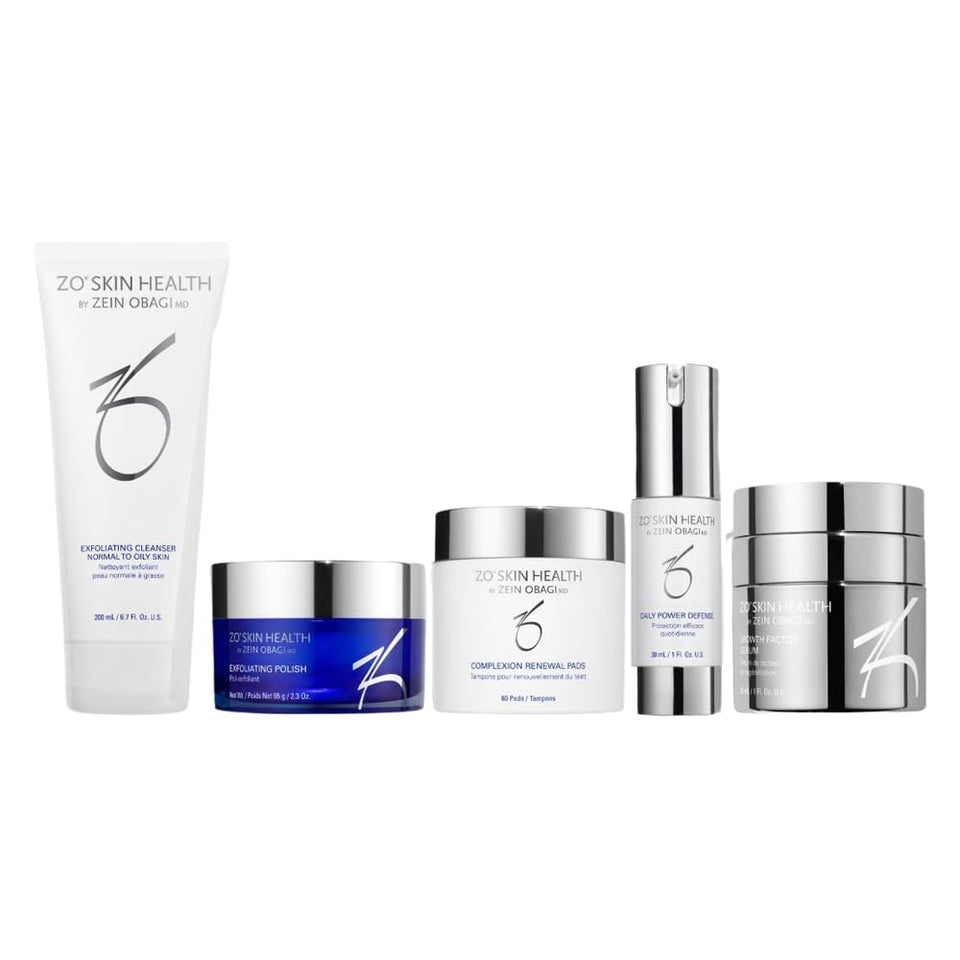 ZO SKIN HEALTH front packaging view showing full anti-aging program kit and benefits