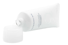 Bathroom counter with ZO SKIN HEALTH masque and cleanser showing a balanced skincare routine