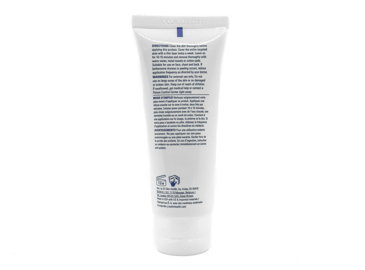 ZO SKIN HEALTH jar beside sunscreen showing 85 g size comparison for travel convenience