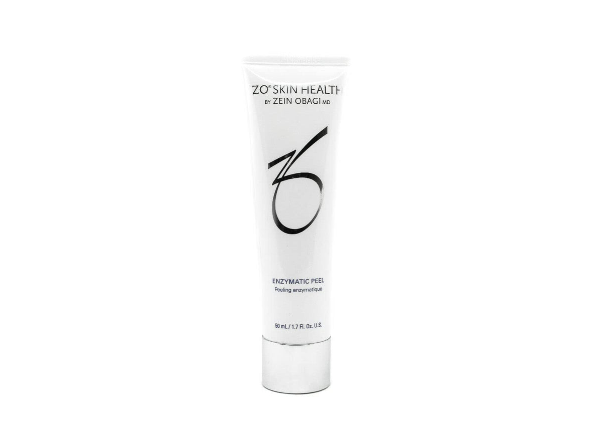 ZO SKIN HEALTH enzymatic peel ingredient focus papain and bromelain enzymes highlighted for targeted surface renewal