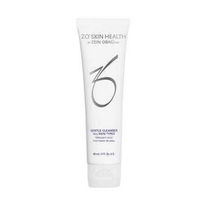 ZO SKIN HEALTH travel cleanser front tube showing compact size and portability