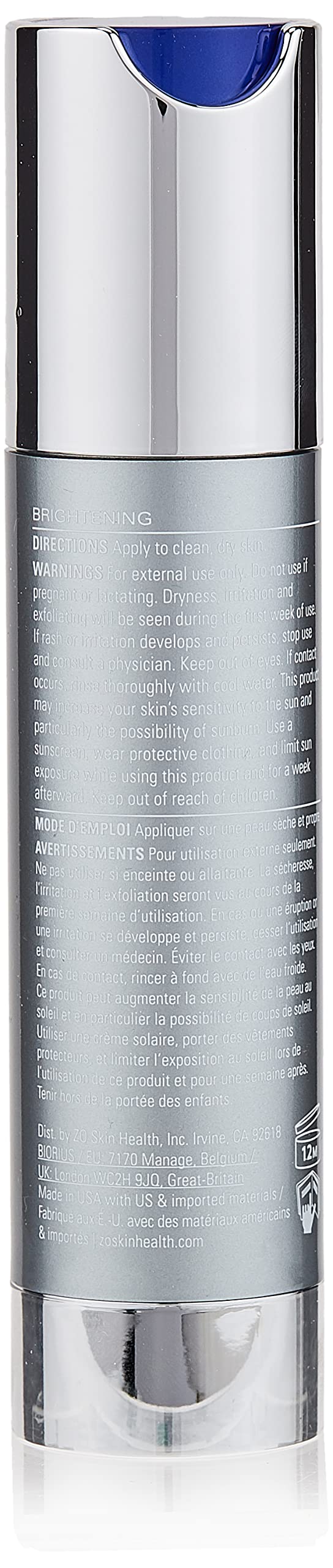 ZO SKIN HEALTH product on bathroom vanity styled to show nightly routine integration benefit