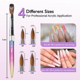 ZoCCee brush natural bristle texture for smooth product pickup