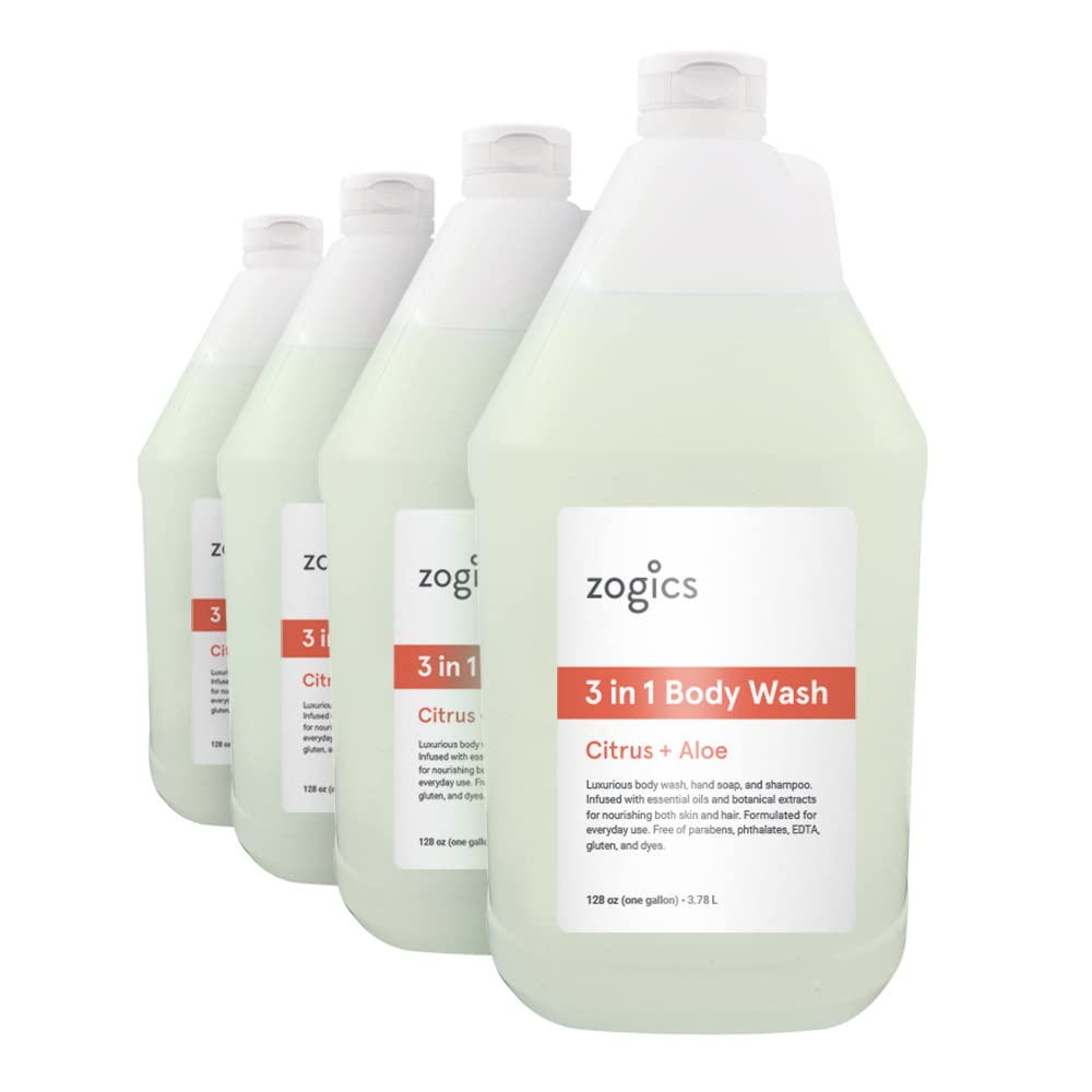 Zogics 3-in-1 front label showing product identity and scent benefits