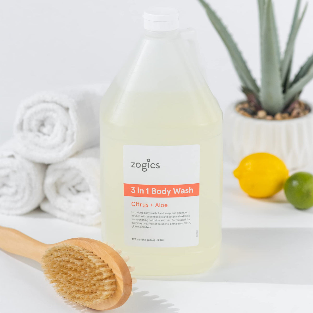 zogics creamy foam texture closeup highlighting moisturizing lather